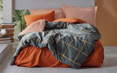 4 piese 200/220 cm; Ranforce 100 % Bumbac Lenjerie de pat Stark 4 piese 200/220 cm; Ranforce 100 % Bumbac